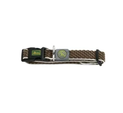 Hunter Hondenhalsband Hilo Vario Basic Bruin- Hondenhalsband