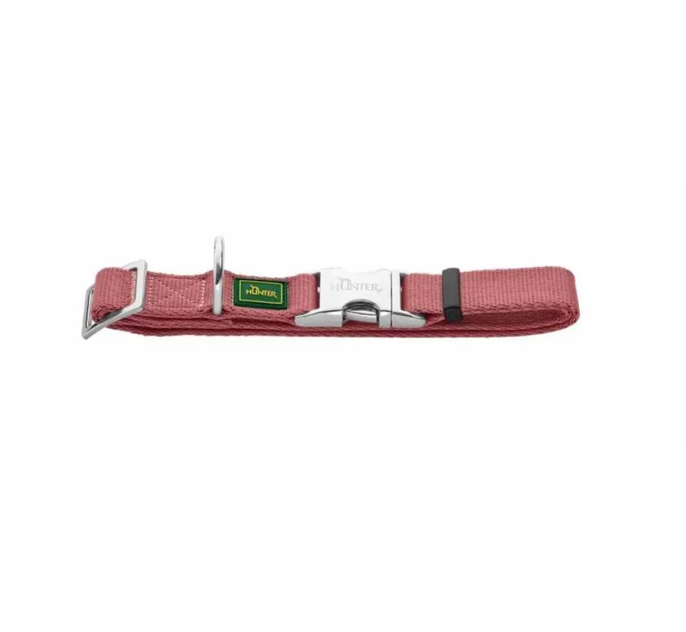 Hunter Hondenhalsband Inari Alu Strong Pastel Rood- Hondenhalsband