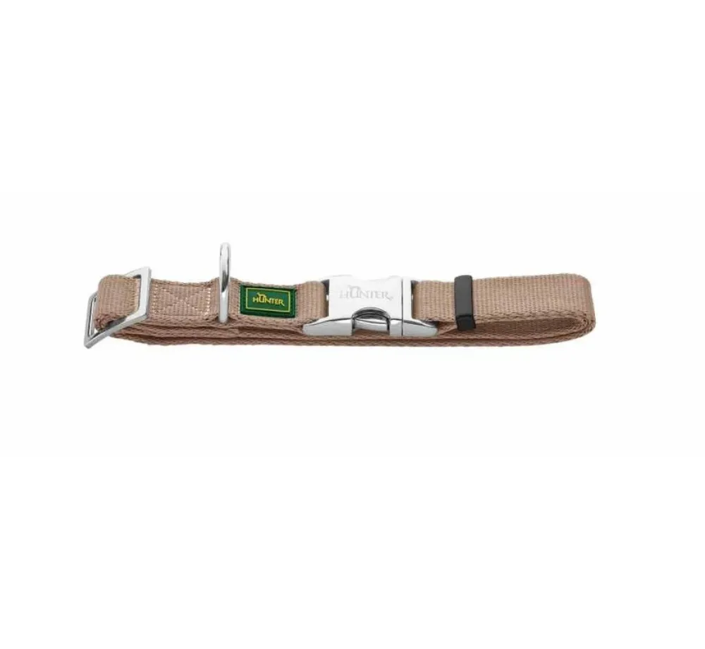 Hunter Hondenhalsband Inari Alu Strong Beige- Hondenhalsband