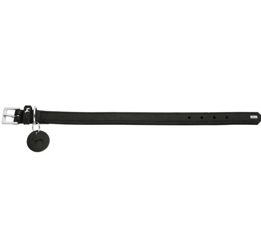 Hunter Hondenhalsband Larvik Zwart- Hondenhalsband
