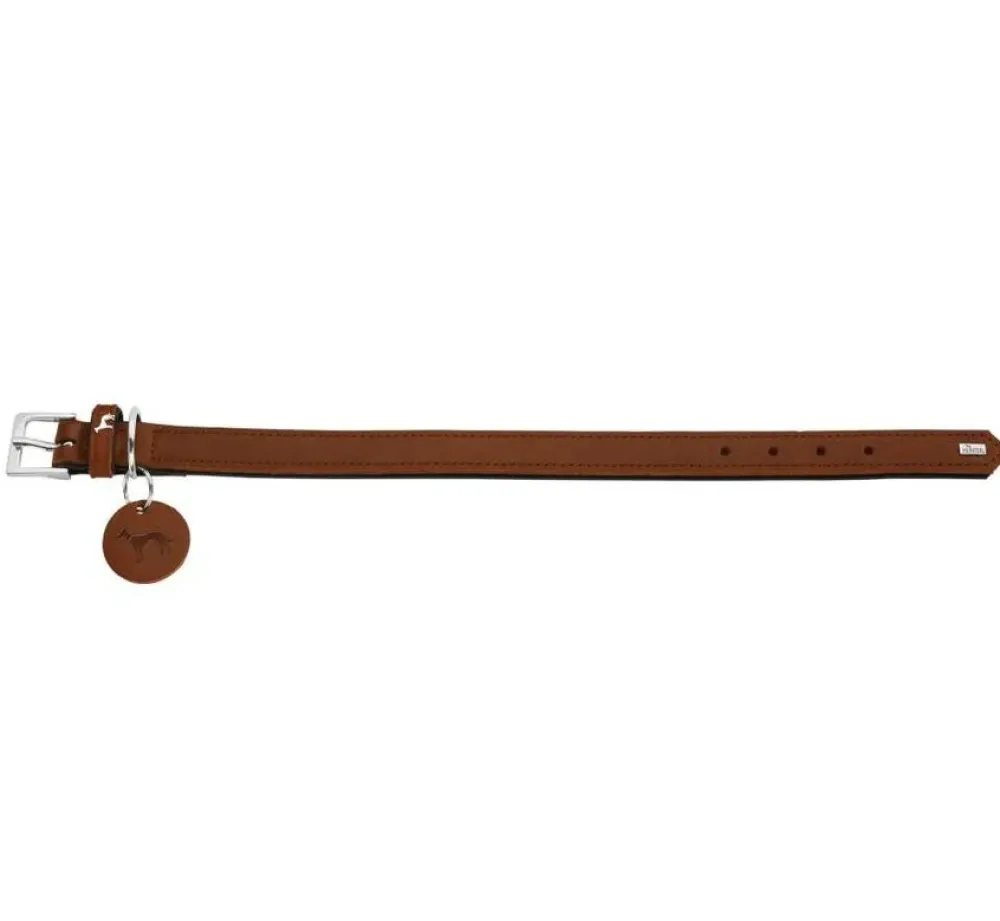 Hunter Hondenhalsband Larvik Cognac- Hondenhalsband