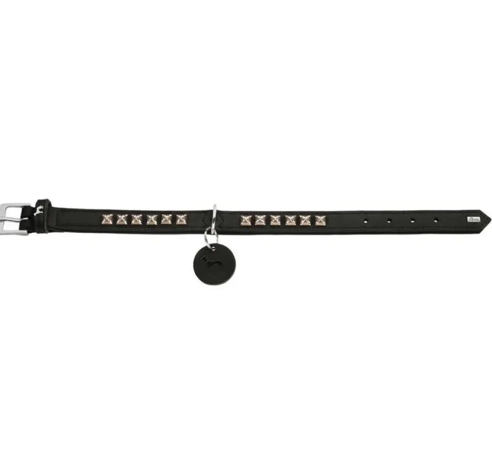 Hunter Hondenhalsband Larvik Style Zwart- Hondenhalsband