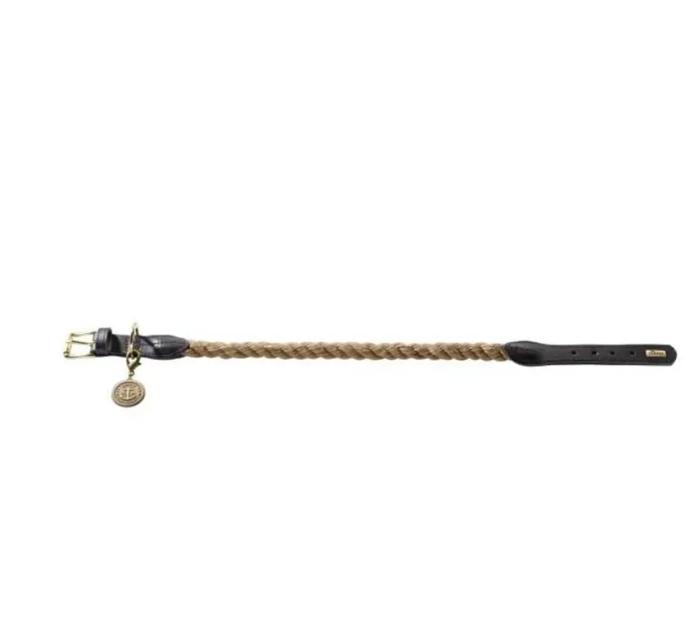 Hunter Hondenhalsband List Beige- Hondenhalsband