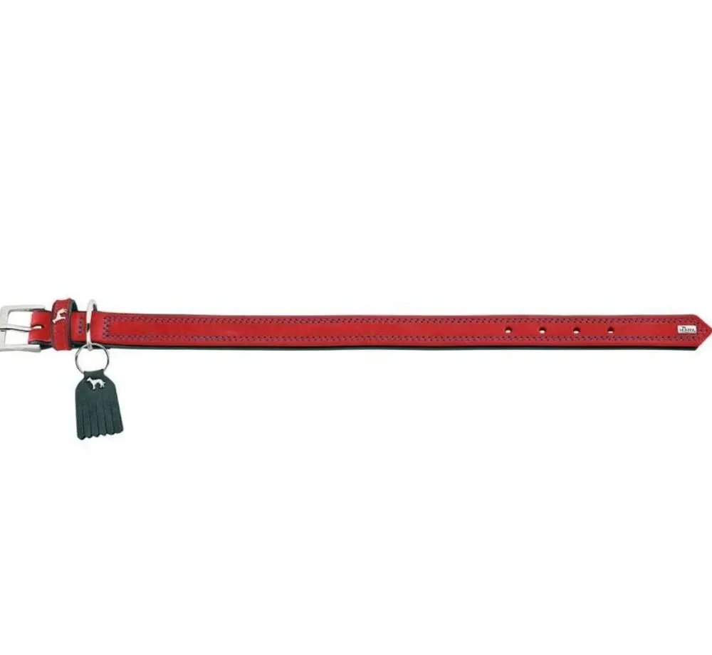 Hunter Hondenhalsband Lucca Rood- Hondenhalsband
