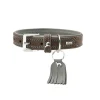 Hunter Hondenhalsband Lucca Walnoot- Hondenhalsband