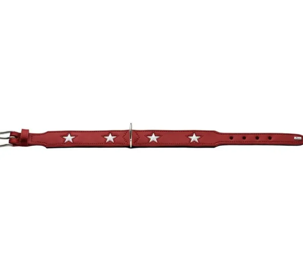 Hunter Hondenhalsband Magic Star Rood- Hondenhalsband