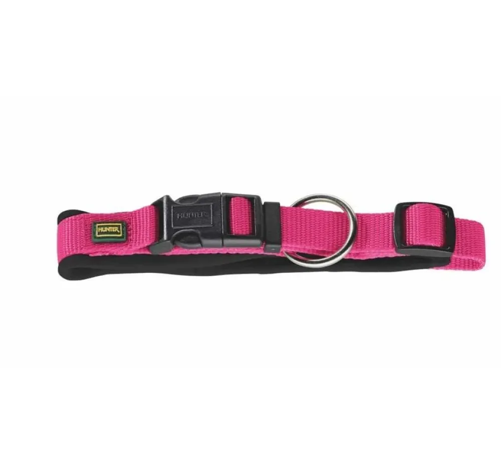 Hunter Hondenhalsband Neopreen Vario Plus Raspberry- Hondenhalsband