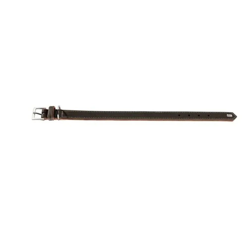 Hunter Hondenhalsband Porto Donkerbruin- Hondenhalsband