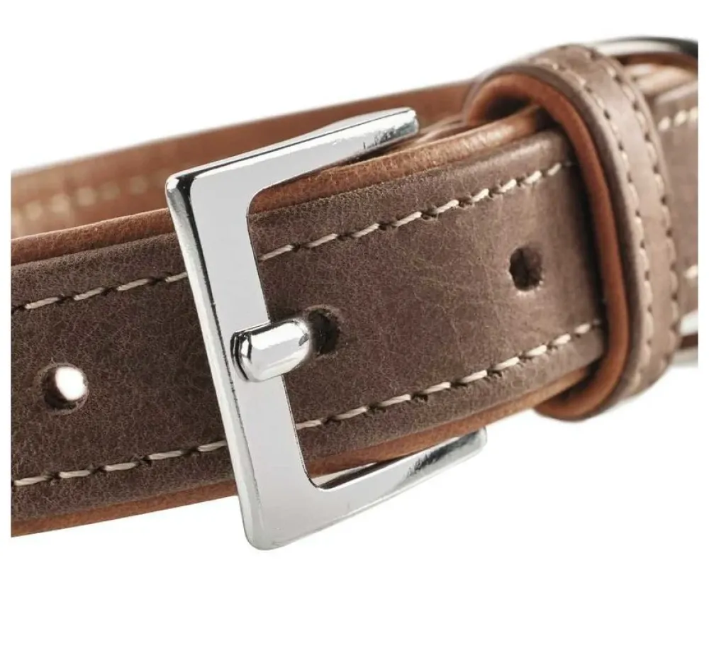 Hunter Hondenhalsband Porto Bruin- Hondenhalsband