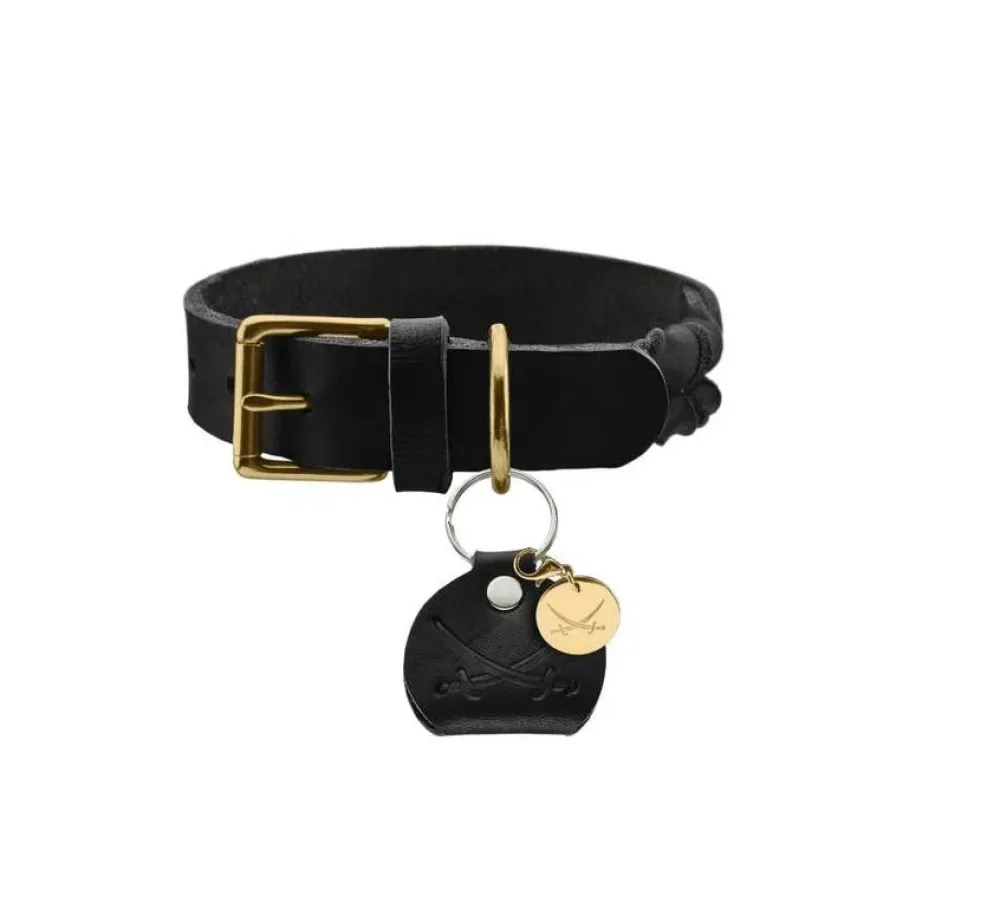 Hunter Hondenhalsband Sansibar Solid Zwart- Hondenhalsband