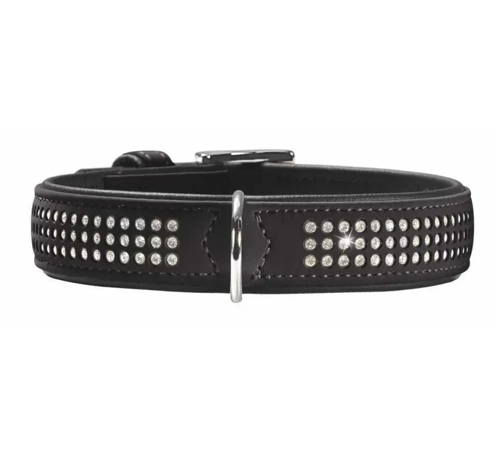 Hunter Hondenhalsband Softie Zwart Triluxe- Hondenhalsband