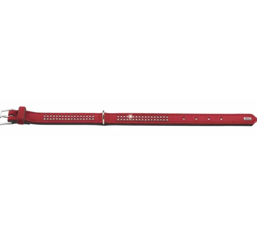 Hunter Hondenhalsband Softie Rood Deluxe- Hondenhalsband