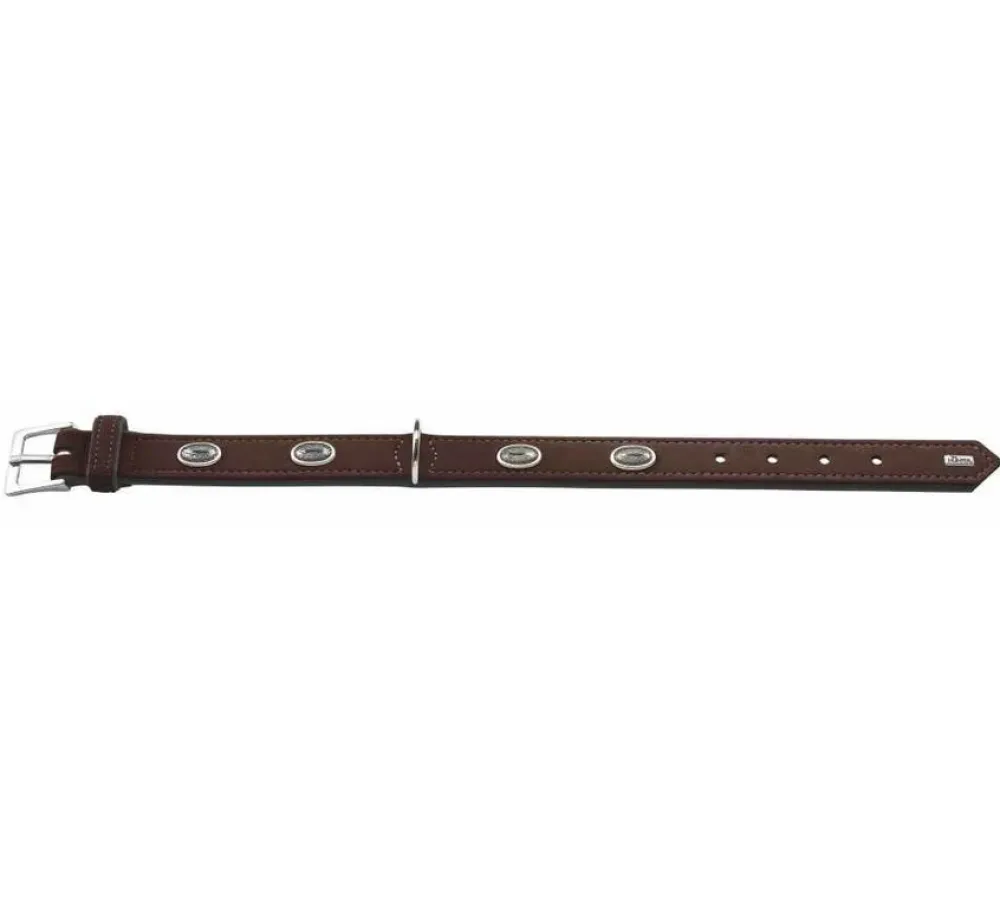Hunter Hondenhalsband Softie Bruin- Hondenhalsband