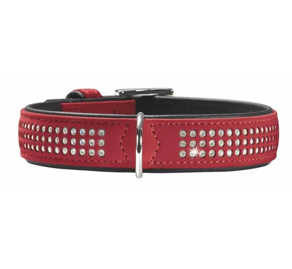 Hunter Hondenhalsband Softie Rood Triluxe- Hondenhalsband