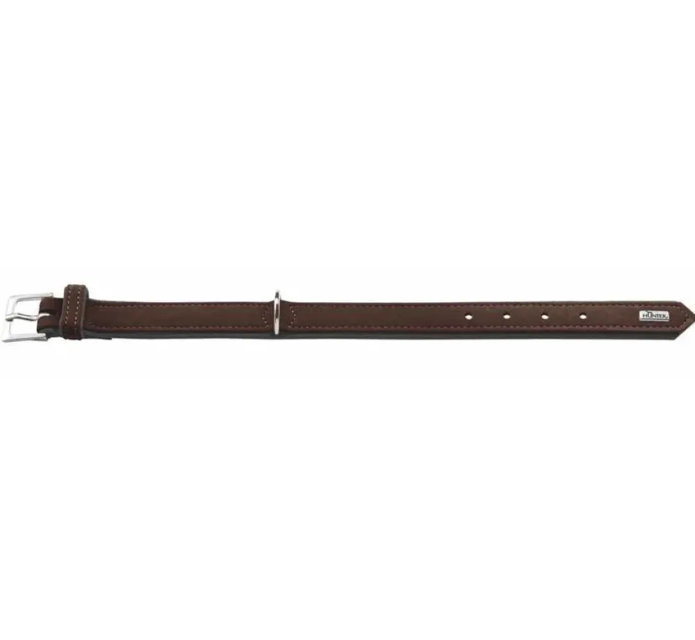 Hunter Hondenhalsband Softie Bruin- Hondenhalsband