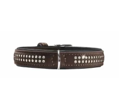 Hunter Hondenhalsband Softie Bruin Deluxe- Hondenhalsband