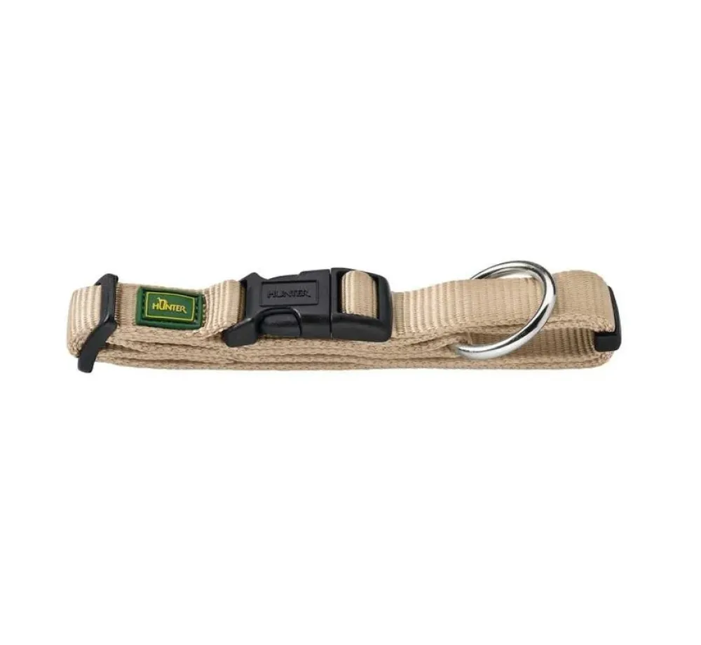 Hunter Hondenhalsband Vario Plus Beige- Hondenhalsband