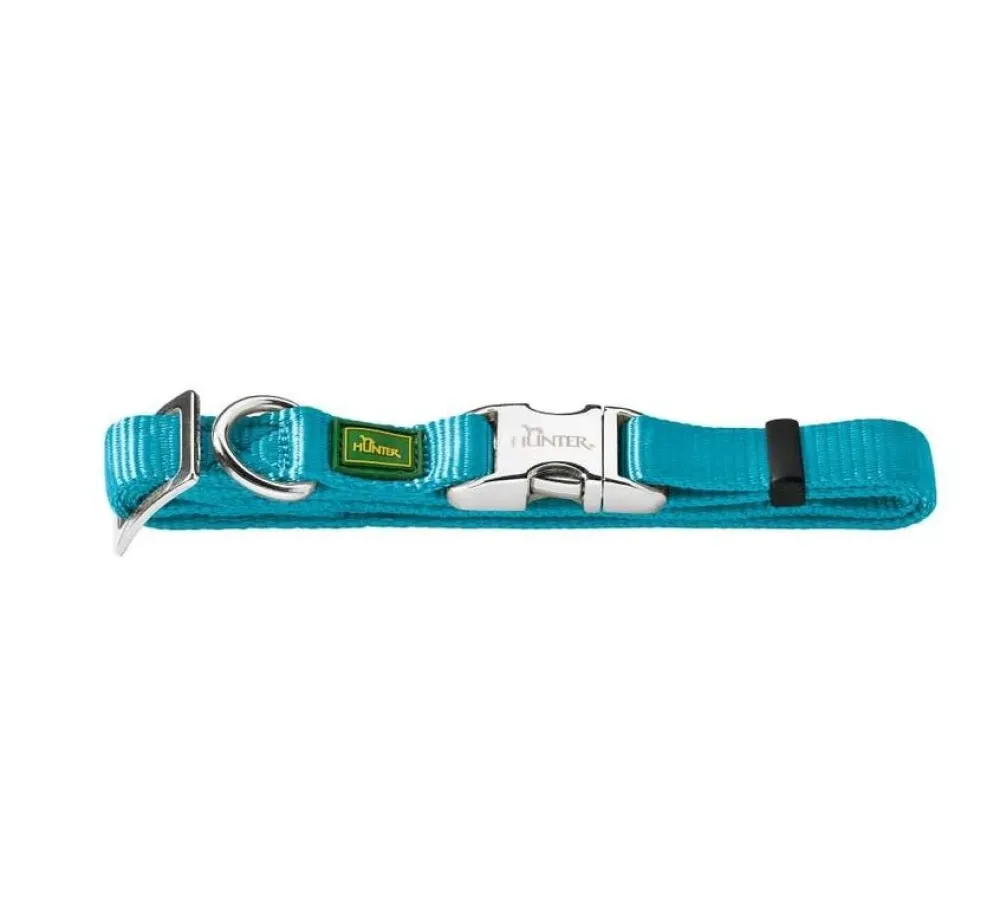 Hunter Hondenhalsband Vario Alu Strong Teal- Hondenhalsband