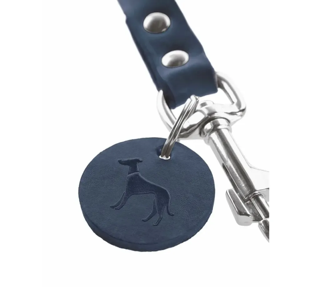 Hunter Hondenriem Blauw Leer- Hunter Hondenriem