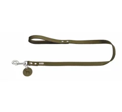 Hunter Hondenriem Groen Leer- Hunter Hondenriem