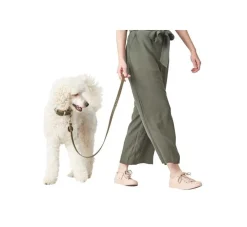 Hunter Hondenriem Groen Leer- Hunter Hondenriem