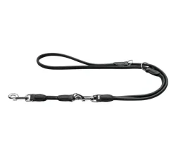 Hunter Hondenriem Round & Soft Zwart- Hunter Hondenriem
