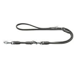 Hunter Hondenriem Round & Soft Grijs- Hunter Hondenriem