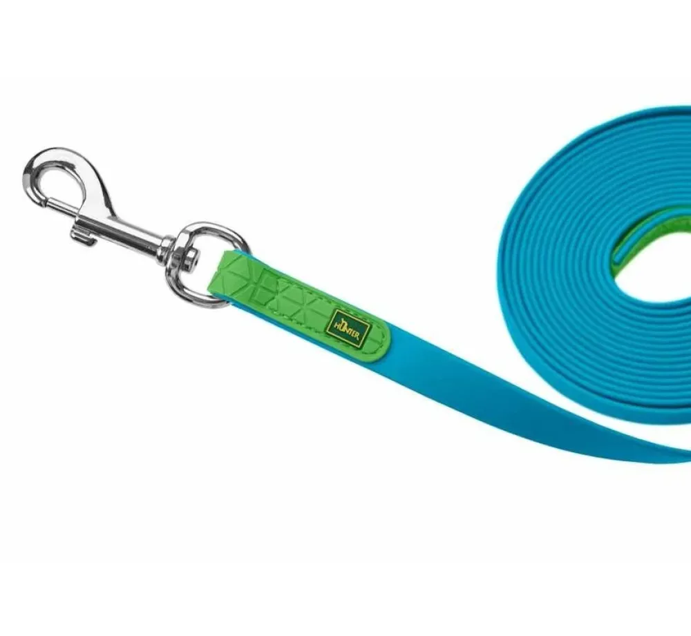Hunter Jachtlijn Hond Convenience Turquoise- Hunter Hondenriem
