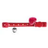 Hunter Kattenhalsband Glossy Dots Rood- Kattenhalsband