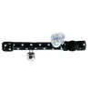 Hunter Kattenhalsband Glossy Dots Zwart- Kattenhalsband