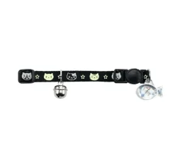 Hunter Kattenhalsband Krokom Zwart- Kattenhalsband