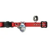 Hunter Kattenhalsband Modern Art Rood- Kattenhalsband