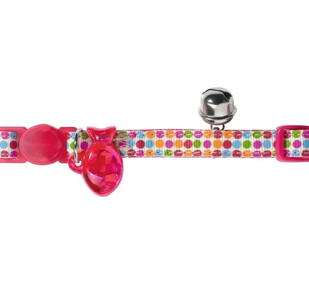 Hunter Kattenhalsband Seventies Roze- Kattenhalsband