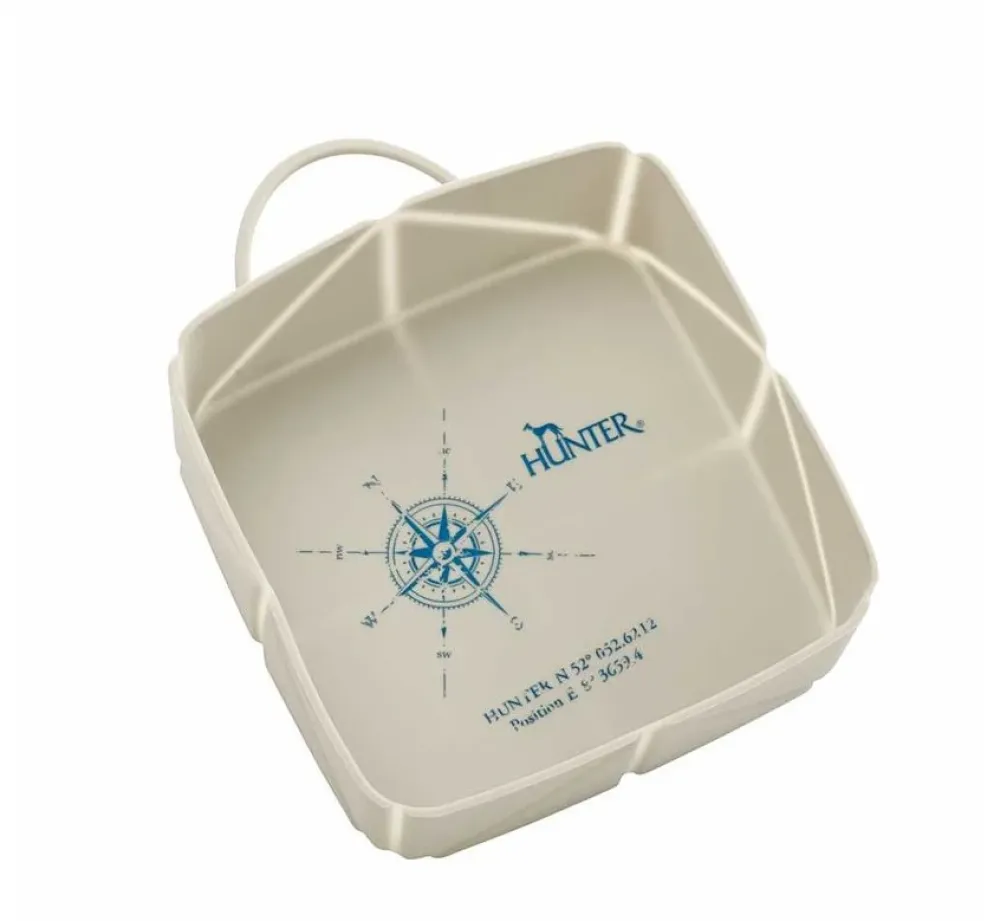 Hunter Opvouwbare Travel Bowl List Beige- Voerbakken