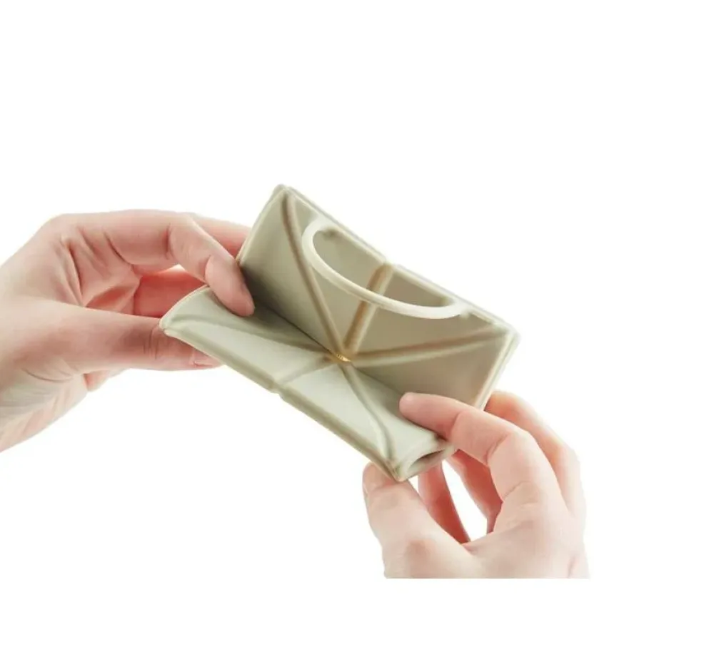 Hunter Opvouwbare Travel Bowl List Beige- Voerbakken