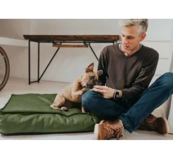 Hunter Orthopedisch Hondenkussen Merida Groen- Orthopedisch Hondenkussen