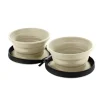 Hunter Travel Bowl List Beige Met Tasje- Voerbakken
