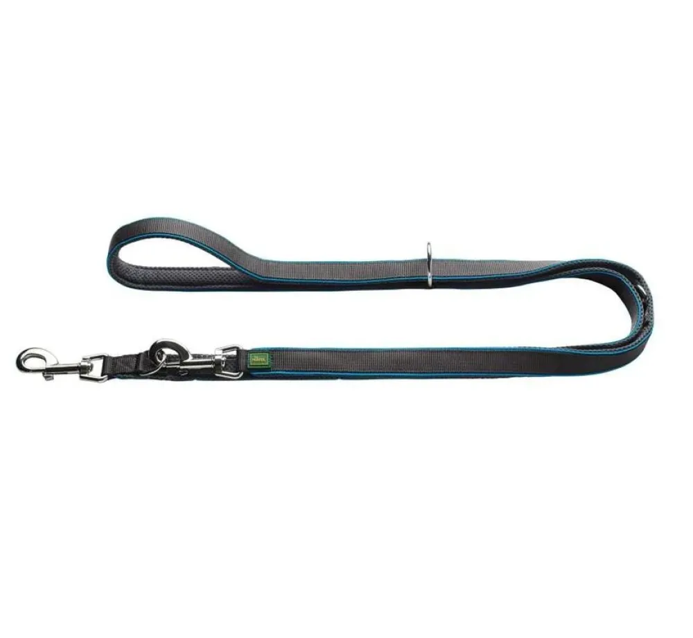 Hunter Verstelbare Hondenriem Divo Blauw- Hunter Hondenriem