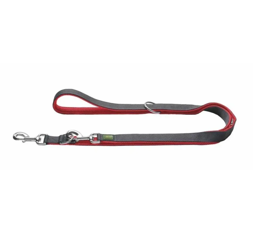 Hunter Verstelbare Hondenriem Maldon Rood- Hunter Hondenriem