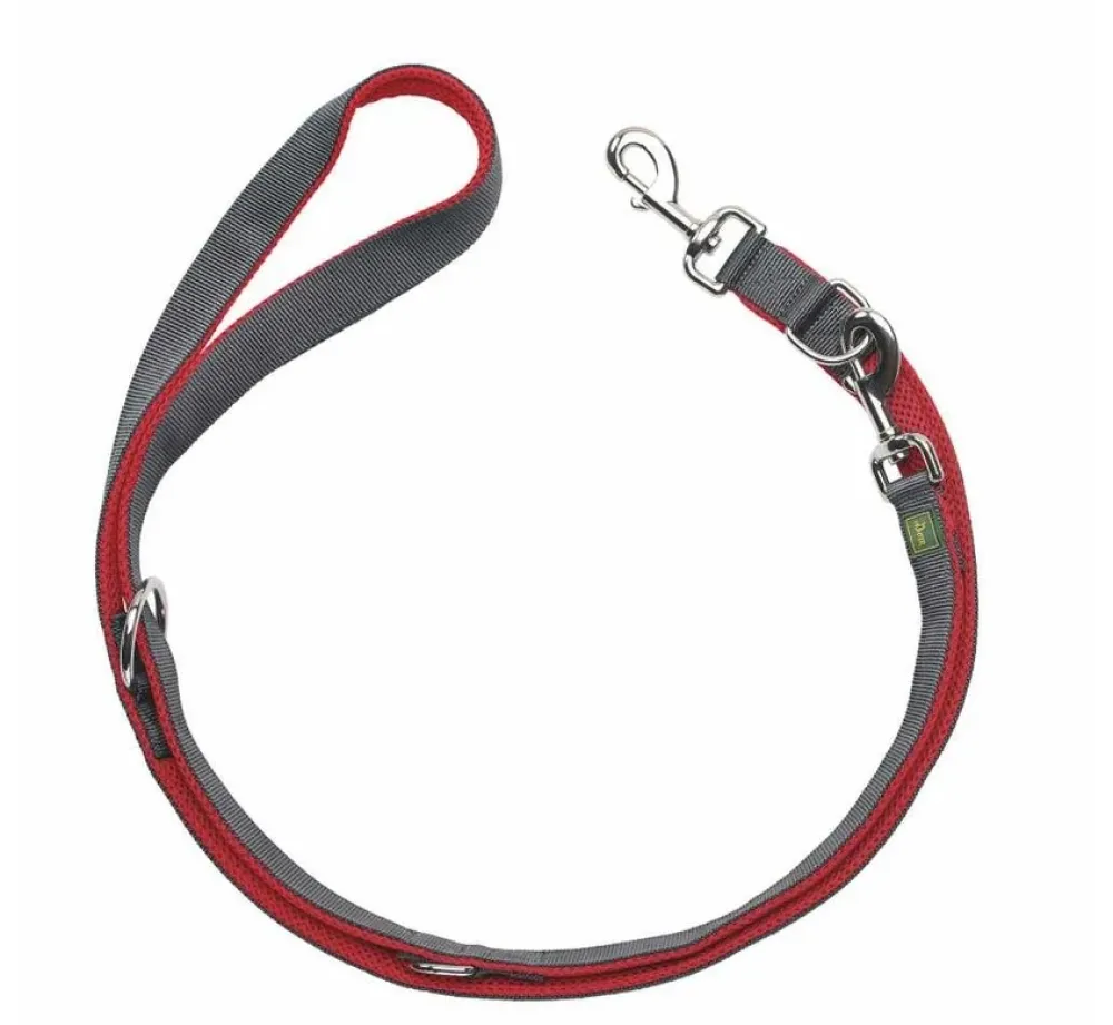 Hunter Verstelbare Hondenriem Maldon Rood- Hunter Hondenriem