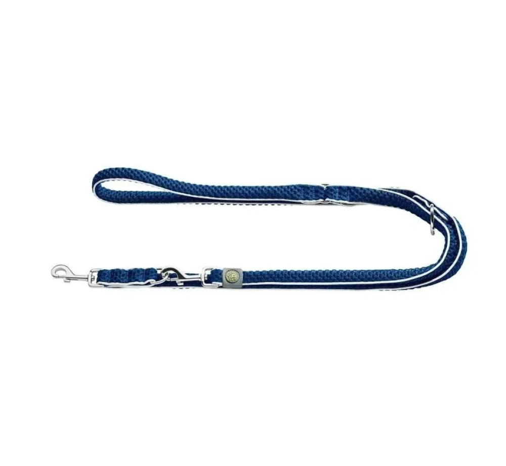 Hunter Verstelbare Hondenriem Hilo Blauw- Hunter Hondenriem