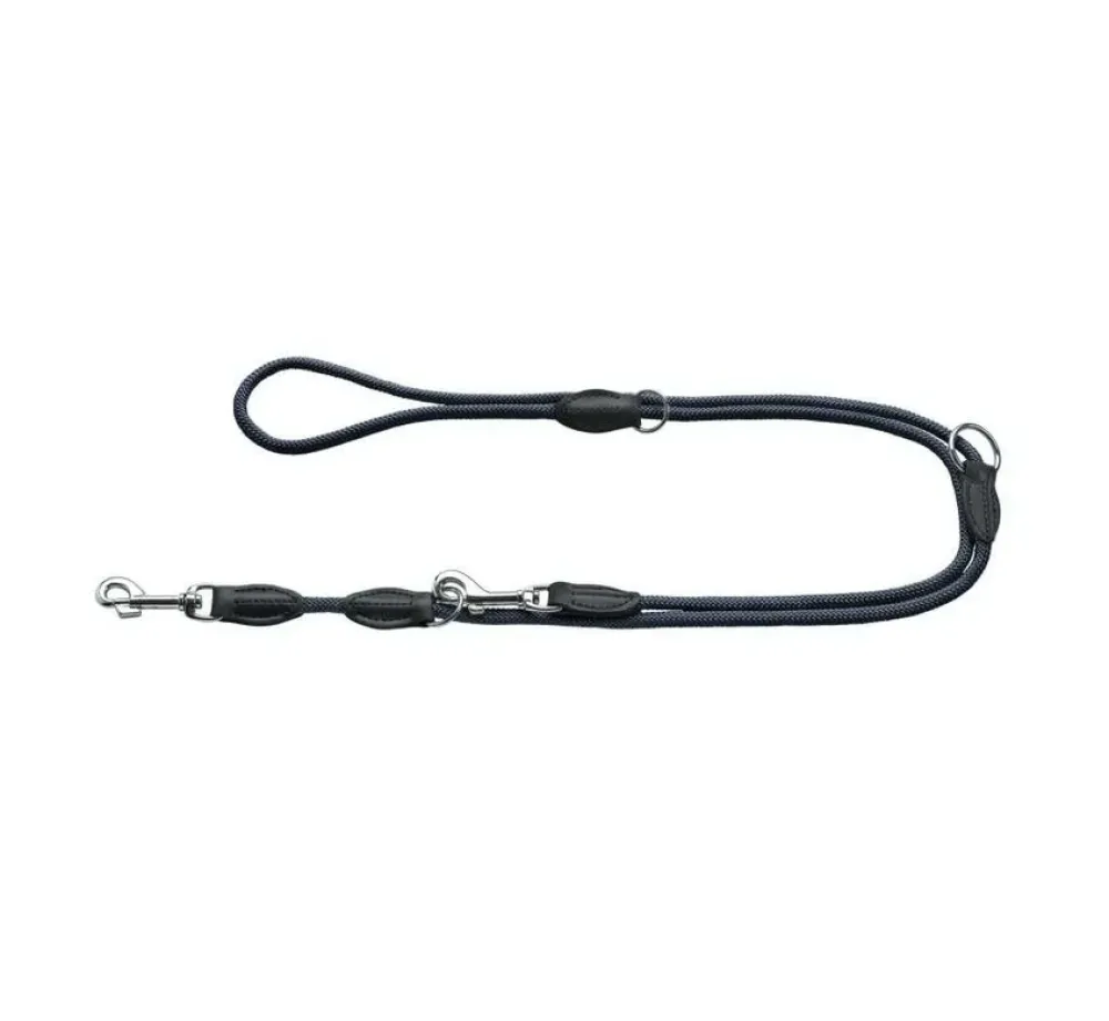 Hunter Verstelbare Hondenriem Eiby Freestyle Blauw- Hunter Hondenriem