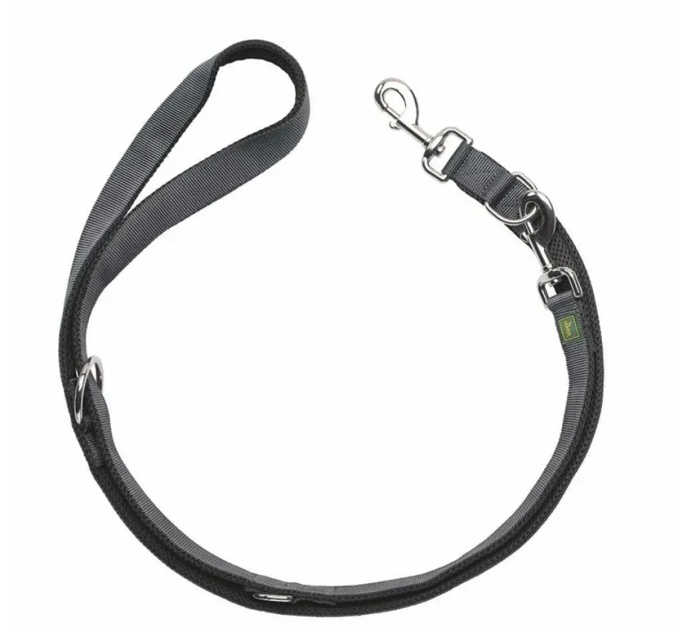 Hunter Verstelbare Hondenriem Maldon Zwart- Hunter Hondenriem