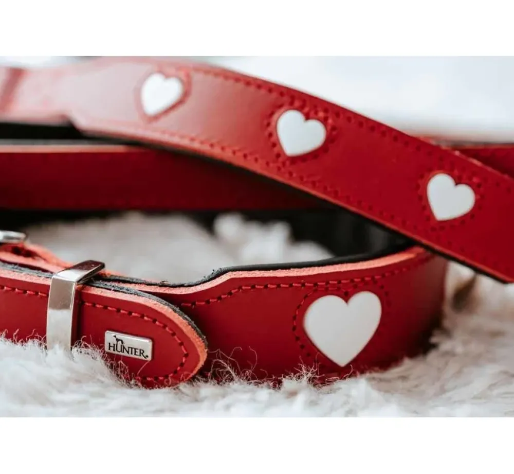 Hunter Verstelbare Hondenriem Love- Hunter Hondenriem
