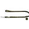Hunter Verstelbare Hondenriem Solid Education Olive- Hunter Hondenriem