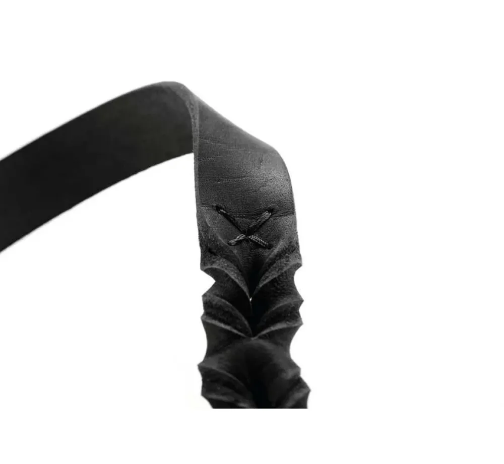 Hunter Verstelbare Hondenriem Sansibar Solid Zwart- Hunter Hondenriem