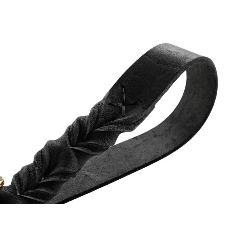 Hunter Verstelbare Hondenriem Sansibar Solid Zwart- Hunter Hondenriem
