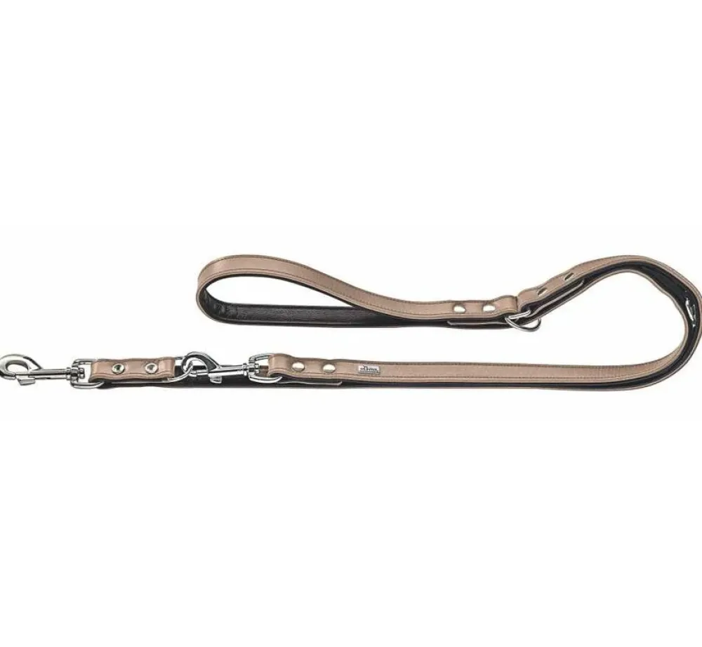 Hunter Verstelbare Hondenriem Basic Stone- Hunter Hondenriem