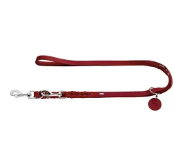 Hunter Verstelbare Hondenriem Solid Education Rood- Hunter Hondenriem