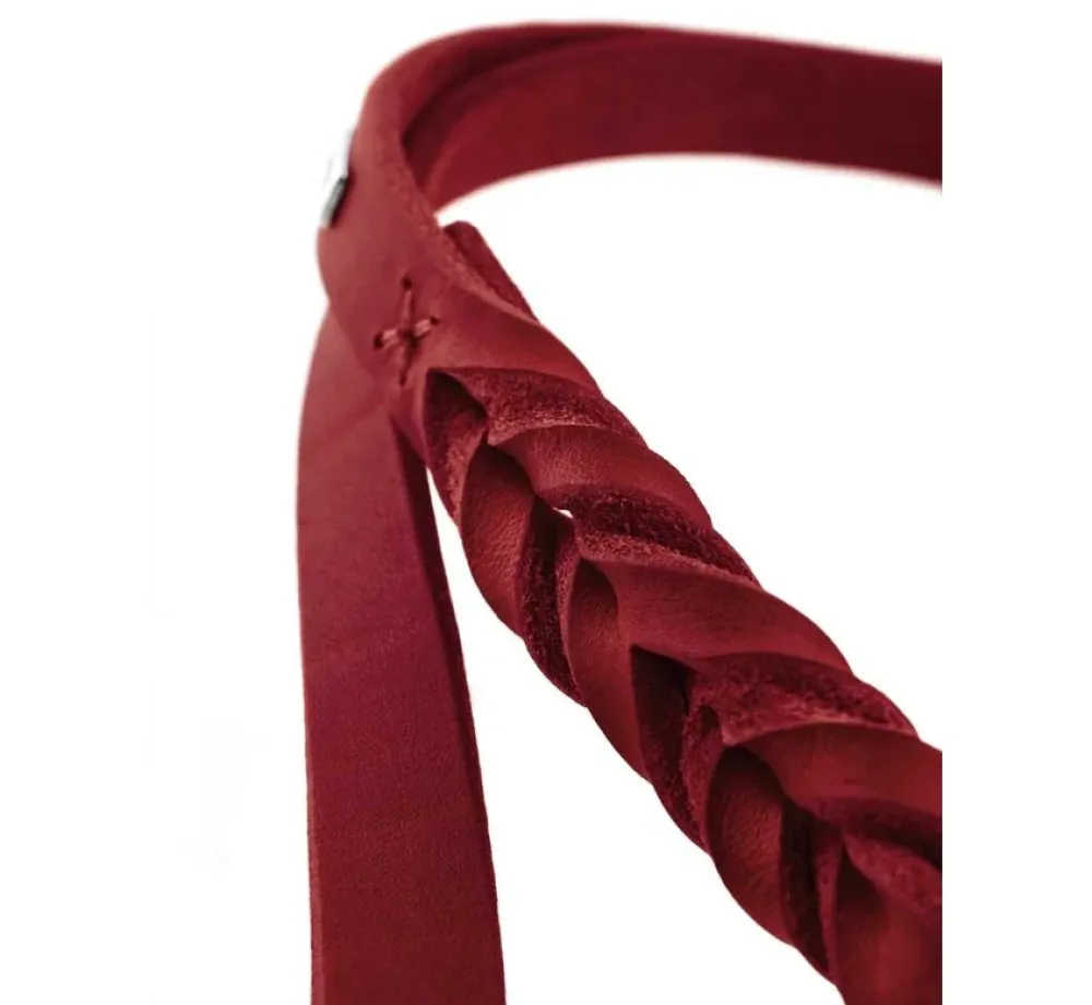 Hunter Verstelbare Hondenriem Solid Education Rood- Hunter Hondenriem